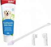 Bioline Dental Kit Köpek Nane Aromalı Ağız Bakım Seti 100 Gr - 1