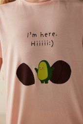Penti Kız Çocuk Avokado Baskılı Pijama Takımı - 2