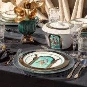 Schafer Tılsım Dreamy Yemek Takımı 60 Parça-Siyah - 6
