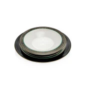 Schafer Tılsım Dreamy Yemek Takımı 60 Parça-Siyah - 11