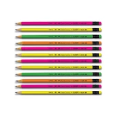 Faber-Castell Candy Silgili Yuvarlak Kurşun Kalem 12'li - 1