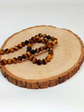 Kaplangözü Taşı Faset Kesim Royal Kolye 8mm (Klipsli) (39555) thumbnail 4