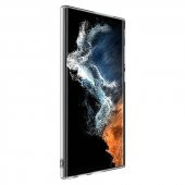 FitCase Samsung Galaxy S22 Ultra Kılıf Kamera Korumalı Silikon Şeffaf Arka Kapak - 3