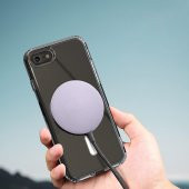 iPhone 8 Kılıf Magsafe Özellikli Şeffaf Silikon Kapak - 4