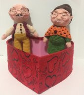 Tonton Dede ve Nine Amigurumi Organik Oyuncak - 1