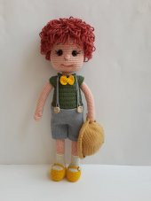 Tarçın Bebek Amigurumi Organik Oyuncak - 3