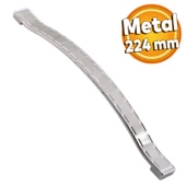 Akasya Metal Mobilya Mutfak Dolabı Çekmece Kapı Dolap Kulpu Kulbu Krom (224 MM-22.4 CM) Kulpları - 1