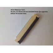 45 Pin 0.5 Adımlı Flex Soketi Flex Ffc Konnektörü 45-0.5-Alt thumbnail 1