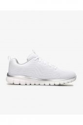 Kadın Beyaz Spor Ayakkabı 12615 WSL - 3