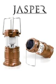 Jasper JPR-5800 Katlanabilir Kızaklı Güneş Enerjili Şarj Kablolu Ledli Kamp Piknik  Lambası - 5