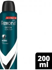 Rexona Erkek Deodorant Invisible Black & White 72 Saat Kesintisiz Üstün Koruma 200 ml thumbnail 1