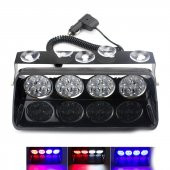 Cam İçi Çakar Lamba Uzaktan Kumandalı 16 Led 24W 12V Kırmızı-Mavi / LAPA520 - 2