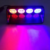 Cam İçi Çakar Lamba Uzaktan Kumandalı 16 Led 24W 12V Kırmızı-Mavi / LAPA520 - 7