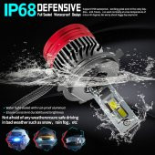 Led far ampulü canbus 110W 22000LM Beyaz Işık H4 12-30V / LAAM920 thumbnail 4