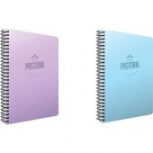Gıpta Pastoral 17x24 96 Yaprak Plastik Kapak Spiralli Defter Çizgili 2 Adet - 1