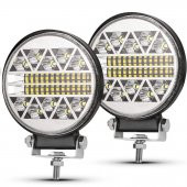 Yuvarlak flaşlı sis lambası 12-24V / LASS314 - 2