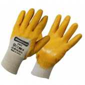 GilanGloves Pro Nitril Pamuklu İşçi Eldiveni Sarı No:10 (300 Çift) - 1