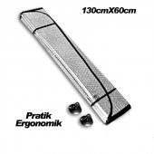 Space Balonlu Gümüş Ön Cam Perdesi Küçük 60X130 / PEON10 thumbnail 2