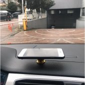 Space Torpido Üstü Mıknatıslı Telefon Tutacağı Altın / SYTE145 thumbnail 2