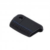 Space Silikon Anahtar Kabı- Volkswagen/Golf7 Siyah-Mavi çizgili / SYPD53-1 thumbnail 1