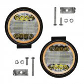 Yuvarlak kırmızı angelli sis lambası 12-24V / LASS311 thumbnail 4