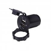 Universal çift usb'li soket 12-24V / ICCA102 - 3