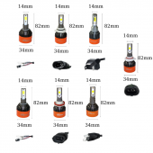 Space Led Far Ampulü Beyaz 48W 12V 8000LM H9006 / LAAM98 thumbnail 1