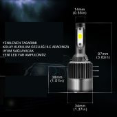 Led far ampulü H15 3570 chip 72W 11.000LM Canbus 12-24V / LAAM560-3 - 2