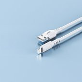 DVIP L13 6A 110W UsbA to Lightning Data ve Hızlı Şarj Kablosu 1M Beyaz - 1