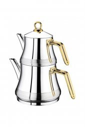 Remetta Camelia Gold Mini Çelik Çaydanlık Seti - 1