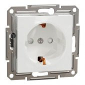 Schneider EPH2970221 Asfora Beyaz Çocuk Korumalı Çerçevesiz Priz - 1