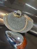 Duygushoesbag Boncuk Taş Kaplama Abiye Çanta - 3