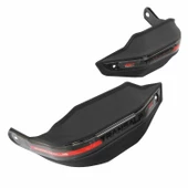 GP Kompozit Honda XL750L Transalp 2023-2024 Uyumlu Plastik Elcik Koruma Siyah - 4