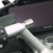 GP Kompozit BMW K 1600 2014-2023 Uyumlu Telefon / Navigasyon Tutucu Gri - 3