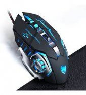 YENİTECH Pro V6 Game Mouse 3200DPI Kablolu RGB Led Oyuncu Mouse - 1