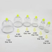 Hacamat & Masaj Kupası No:7 Silikon Tıpalı 50 adet thumbnail 2