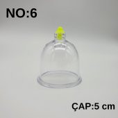 Hacamat & Masaj Kupası No:6 Silikon Tıpalı 50 adet - 1