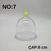 Hacamat & Masaj Kupası No:7 Silikon Tıpalı 100 adet - 1