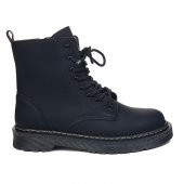 Albishoes Kadın Kışlık Bağcıklı Fermuarlı Suya Dayanıklı Postal Bootie Kadın Bot - 1