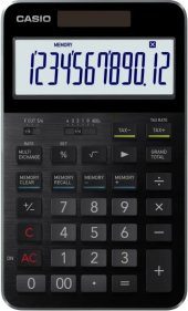 Casio S100X-BK-DJ Profesyonel 12 Hane Masa Üstü Hesap Makinesi - 1