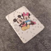 Cep Ayna Makyaj Çanta Seyehat Taşınabilir Mickey Minnie Mouse Ayna Kozmetik Büyüteç Kompakt - 2