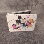 Cep Ayna Makyaj Çanta Seyehat Taşınabilir Mickey Minnie Mouse Ayna Kozmetik Büyüteç Kompakt - 5