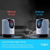 TP-Link Tapo C225, 2K QHD Yapay Zeka Ev Güvenliği Wi-Fi Kamerası - 4