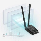 TP-Link TL-WN8200ND, N300 Mbps Yüksek Güçlü Kablosuz USB Adaptör - 5