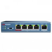 Hikvision DS-3E0105P-E/M 5 Port 4x100Mbps PoE 38w Switch - 1