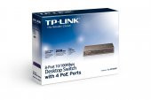 TP-Link TL-SF1008P 8 Port 10/100Mbps 4 Port PoE (57W) Switch - 5