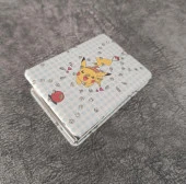 Cep Ayna Pokemeon Pikachua Makyaj Çanta Seyahat Taşınabilir Ayna Kozmetik Büyüteç Kompakt - 6