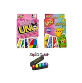 Squid Game 2 Gonggi 5 Taş Kuromi Uno ve Pokemon Uno Oyun Kartları - 2