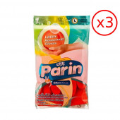 Parin Bulaşık Eldiveni Kırmızı L x 3 Paket - 1