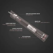 Wagner Stern Ultrasonik Beyazlatma 8 Fırça Başlıklı Diş Fırçası - Pembe - 2